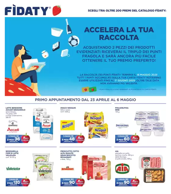 Volantino Esselunga a Stezzano | Triplica i Punti Fragola | 23/4/2025 - 6/5/2025