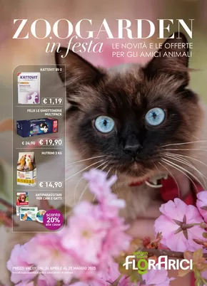 Offerte di Animali a Capriolo | ZOOGARDEN in festa in Florarici | 24/4/2025 - 25/5/2025