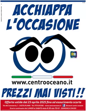 Offerte di Discount a Jesi | Prezzi mai visti!! in Centro Oceano | 23/4/2025 - 6/5/2025