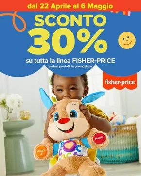 Offerte di Infanzia e giochi a Monza | Sconto 30% in G di Giochi | 22/4/2025 - 6/5/2025