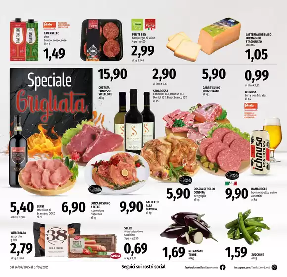 Volantino Famila a Oderzo | Tagliati per il risparmio  | 24/4/2025 - 7/5/2025