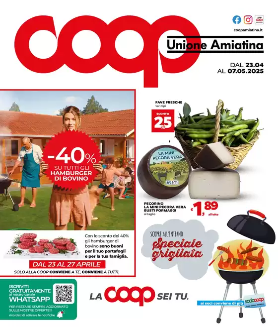 Volantino Coop a Santa Fiora | DAL 23 APRILE AL 7 MAGGIO 2025 | 23/4/2025 - 7/5/2025
