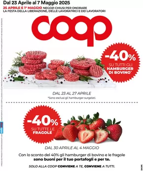 Volantino Coop a Tavoleto | Conviene a te. Conviene a tutti! | 23/4/2025 - 7/5/2025