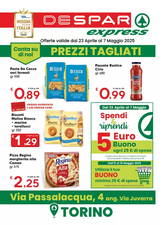 Volantino Despar Express | Prezzi tagliati | 23/4/2025 - 7/5/2025