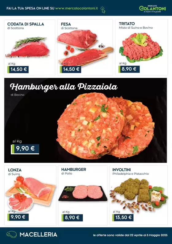 Volantino Mercato Colantoni a Palermo | La tua dispensa di qualita | 23/4/2025 - 5/5/2025