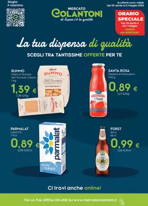 Volantino Mercato Colantoni a Palermo | La tua dispensa di qualita | 23/4/2025 - 5/5/2025