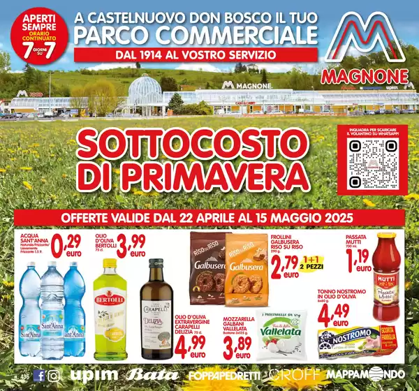 Volantino Magnone a Castelnuovo Don Bosco | Sottocosto di primavera | 23/4/2025 - 15/5/2025