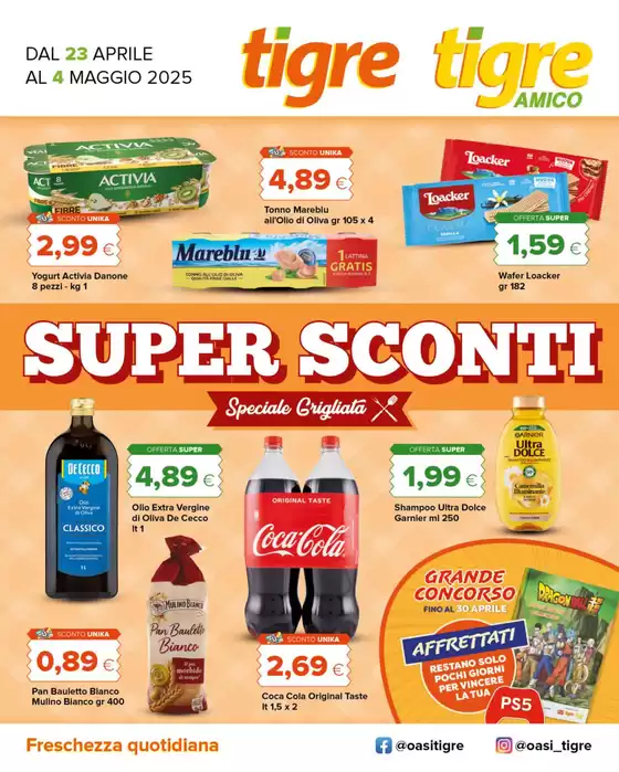 Volantino Tigre a Palestrina | Prezzi grigliati | 23/4/2025 - 4/5/2025