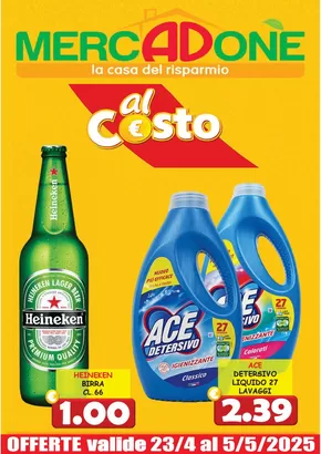 Volantino MercADone a Roma | Al costo | 23/4/2025 - 5/5/2025