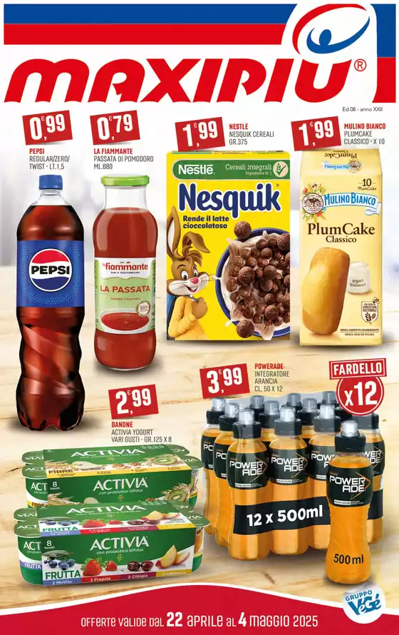 Volantino Maxipiù a Volla | Offerte Maxipiu | 23/4/2025 - 4/5/2025