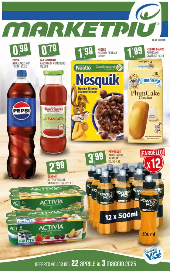 Volantino Marketpiù a Agerola | Offerte Marketpiu | 23/4/2025 - 3/5/2025