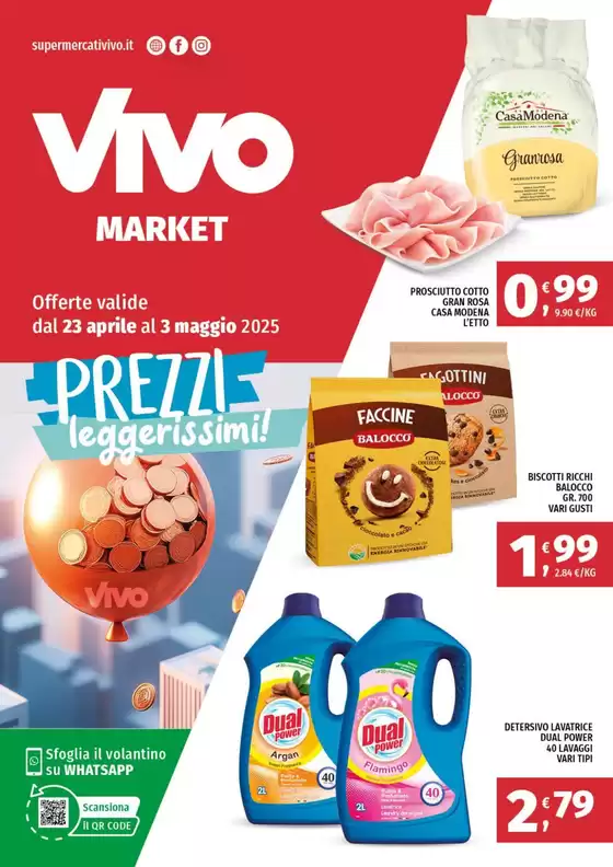Volantino Vivo Supermercati a Dasà | Prezzi leggerissimi! | 23/4/2025 - 3/5/2025