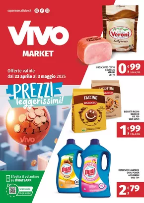 Volantino Vivo Supermercati | Prezzi leggerissimi! | 23/4/2025 - 3/5/2025