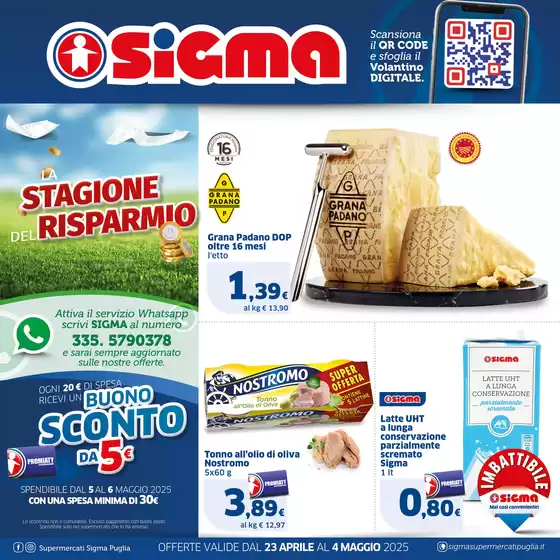 Volantino Sigma a Bari | Stagione del risparmio | 23/4/2025 - 4/5/2025