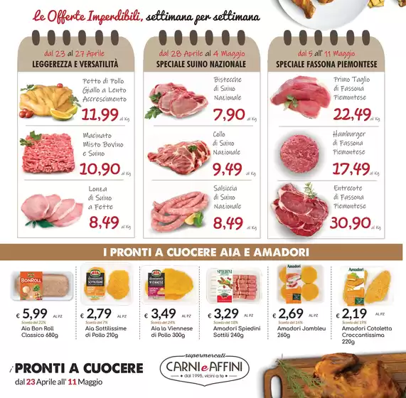 Volantino Carni e Affini a Foggia | La spesa fresca fresca! | 23/4/2025 - 11/5/2025