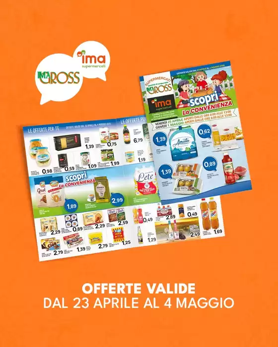 Volantino Imagross a Conversano | Dal 23 Aprile al 4 Maggio | 23/4/2025 - 4/5/2025