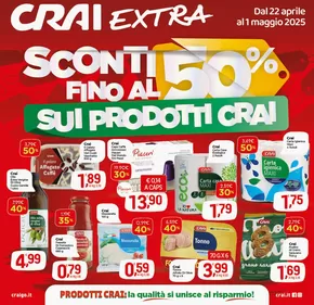 Volantino Crai a Ladispoli | Sconti fino al 50% | 23/4/2025 - 1/5/2025