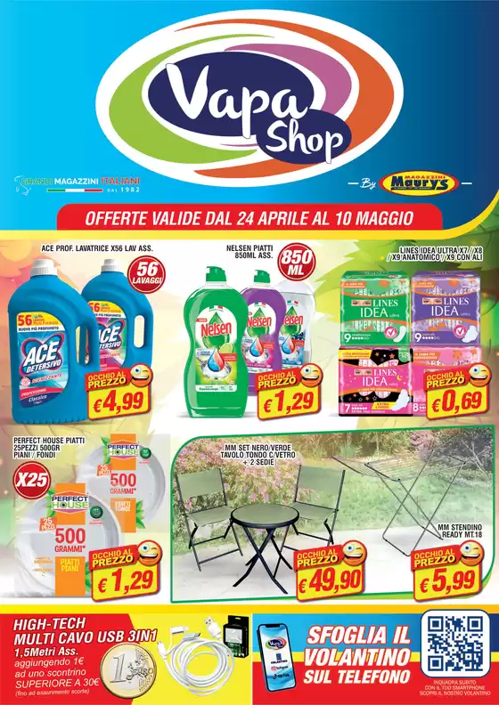 Volantino Vapashop a Acerra | Sfoglia il volantino online | 24/4/2025 - 10/5/2025