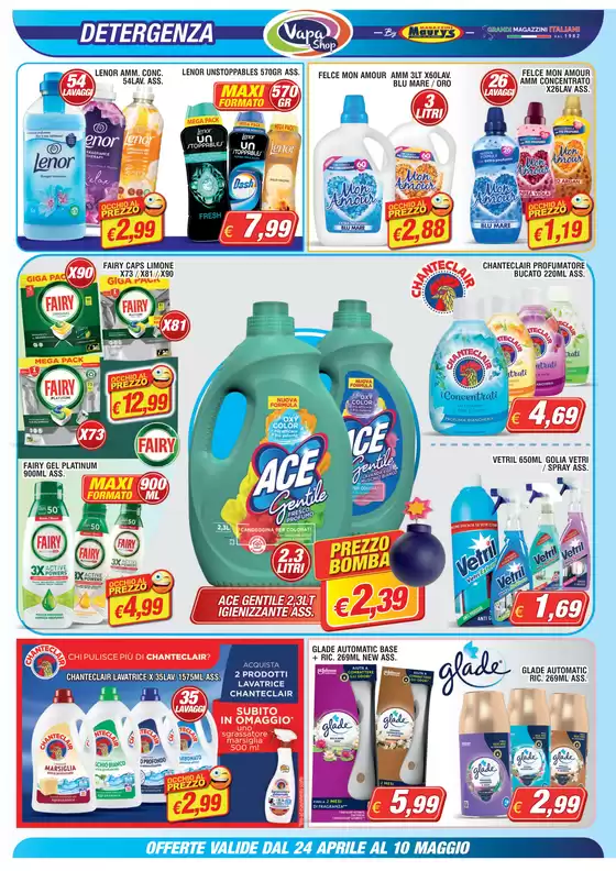 Volantino Vapashop a Acerra | Sfoglia il volantino online | 24/4/2025 - 10/5/2025