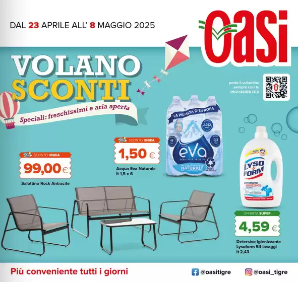 Volantino Oasi a Jesi | Volano sconti | 23/4/2025 - 8/5/2025