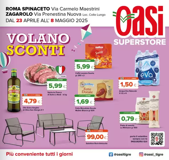 Volantino Oasi | Volano sconti | 23/4/2025 - 8/5/2025