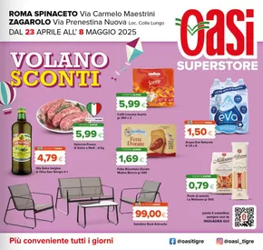 Volantino Oasi a Zagarolo | Volano sconti | 23/4/2025 - 8/5/2025