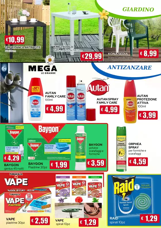 Volantino Mega a Piedimonte San Germano | Mega Le Grange - Buona Primavera | 25/4/2025 - 15/5/2025