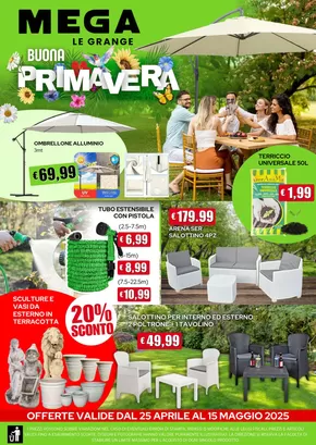 Offerte di Arredamento a Cassino | Mega Le Grange - Buona Primavera in Mega | 25/4/2025 - 15/5/2025
