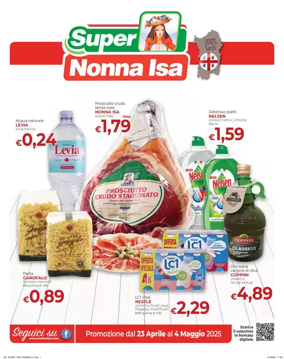 Volantino Nonna Isa a Valledoria | Promozione dal 23 Aprile al 4 Maggio 2025 | 23/4/2025 - 4/5/2025