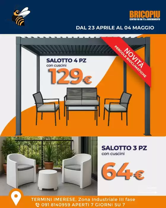 Volantino BricoPiù a Sciara | Dal 23 aprile al 4 maggio | 24/4/2025 - 4/5/2025