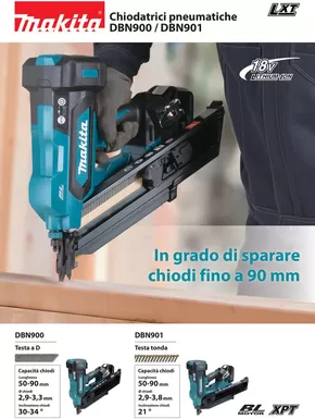 Offerte di Bricolage a Abano Terme | Chiodatrici pneumatiche in Makita | 24/4/2025 - 30/9/2025