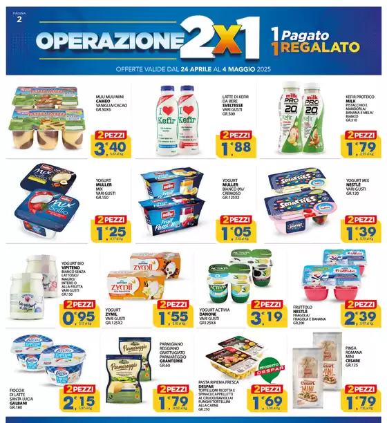 Volantino Interspar a Ragusa | Operazione 2x1 | 24/4/2025 - 4/5/2025
