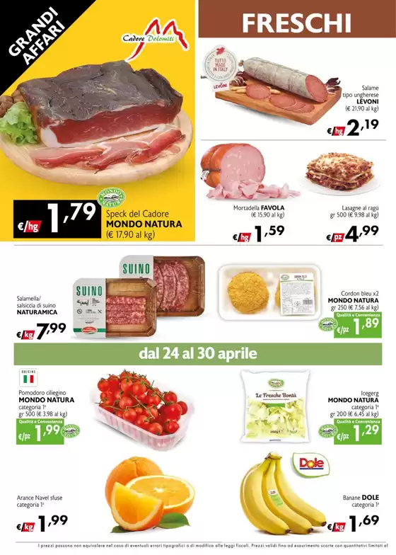 Volantino Maxì Family a Gemona del Friuli | Grandi affari | 24/4/2025 - 7/5/2025
