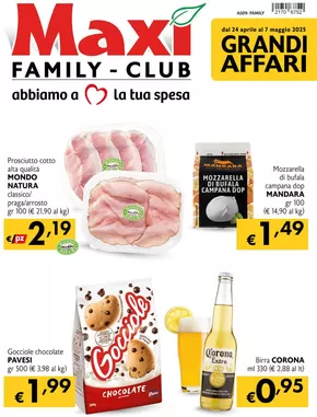 Volantino Maxì Family a Attimis | Grandi affari  | 24/4/2025 - 7/5/2025