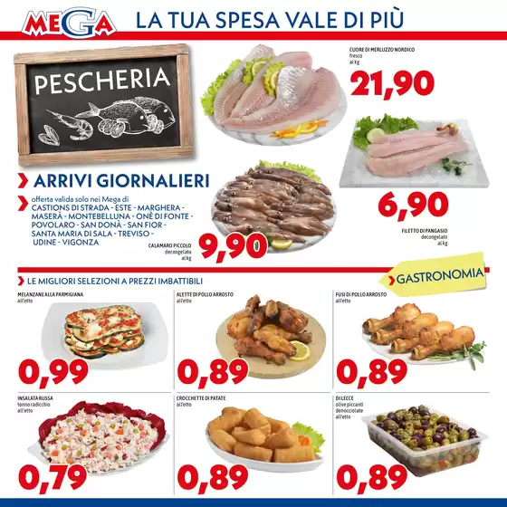Volantino Supermercati Mega a Vigonza | Prezzi bassi tutti i giorni | 24/4/2025 - 4/5/2025