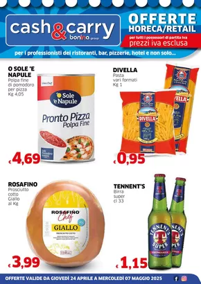 Volantino Boningros Cash and Carry a Barcellona Pozzo di Gotto | OFFERTE VALIDE DA GIOVEDÌ 24 APRILE A MERCOLEDÌ 07 MAGGIO 2025 | 24/4/2025 - 7/5/2025
