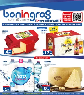 Volantino Boningros Cash and Carry a Messina | I'ingrosso x tutti! | 24/4/2025 - 7/5/2025