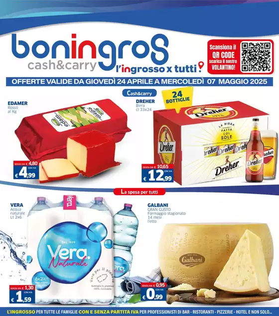 Volantino Boningros Cash and Carry a Messina | Offerte valide dal 24 aprile al 7 maggio 2025 | 24/4/2025 - 7/5/2025
