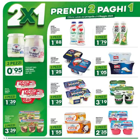 Volantino Despar a Erice | 2x1 Prendi 2 Paghi 1 | 24/4/2025 - 4/5/2025