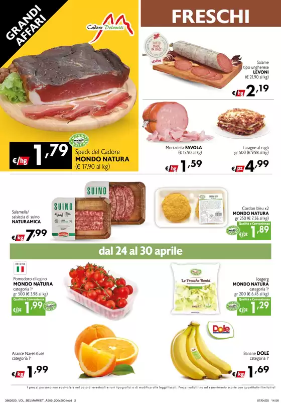 Volantino Belmarket | Grandi affari | 24/4/2025 - 7/5/2025