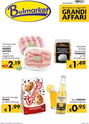 Offerte di Iper e super a Porto Tolle | Grandi affari in Belmarket | 24/4/2025 - 7/5/2025