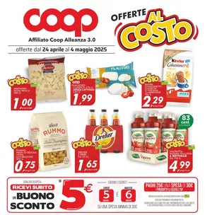 Volantino Coop a Lequile | Al costo | 24/4/2025 - 4/5/2025
