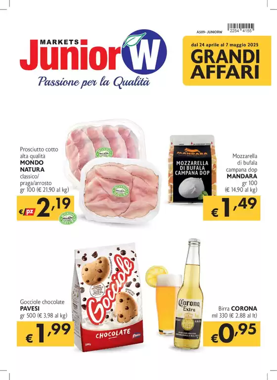 Volantino Junior W a Belluno | Passione per la qualita | 24/4/2025 - 7/5/2025