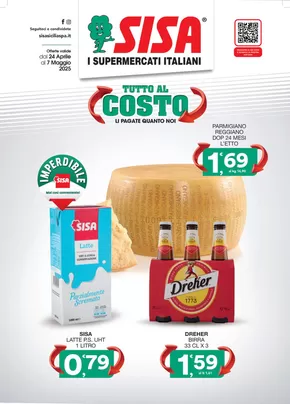 Volantino Sisa a Agrigento | Tutto al costo | 24/4/2025 - 9/5/2025