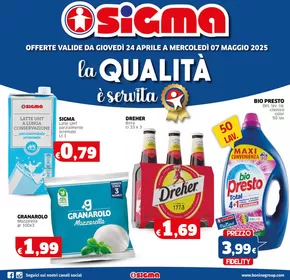 Volantino Sigma | La qualita e servita | 24/4/2025 - 7/5/2025