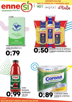 Offerte di Iper e super a Trivento | OFFERTE VALIDE DAL 24 APRILE AL 7 MAGGIO 2025 in Enne Market | 24/4/2025 - 7/5/2025