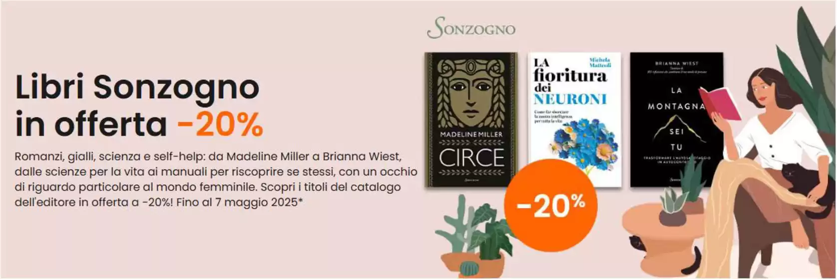 Volantino Libraccio a Alessandria | Libri Sonzogno in offerta -20% | 24/4/2025 - 7/5/2025