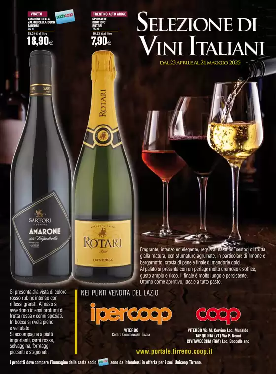 Volantino Coop a Civitavecchia | Selezione di vini italiani | 23/4/2025 - 21/5/2025