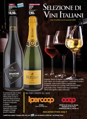 Volantino Coop a Tarquinia | Selezione di vini italiani | 23/4/2025 - 21/5/2025