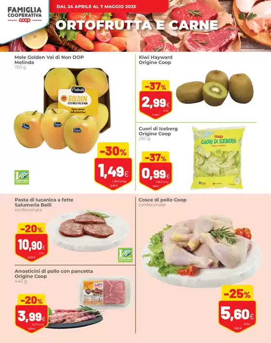 Volantino Coop a Trezzo sull'Adda | Super offerte | 24/4/2025 - 7/5/2025